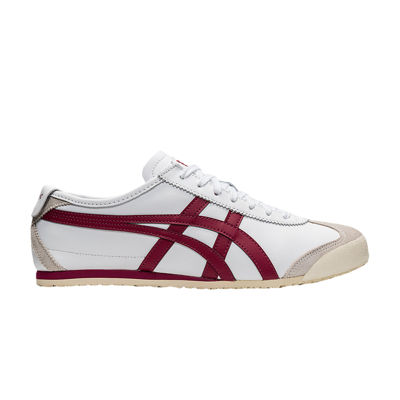 Pre-owned Onitsuka Tiger Mexico 66 'white Burgundy'