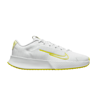 Pre-owned Nike Wmns Court Vapor Lite 2 Hc 'white High Voltage'