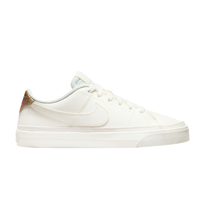 Pre-owned Nike Wmns Court Legacy Next Nature 'phantom Metallic Red Bronze' In White