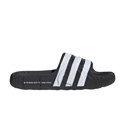 Pre-owned Adidas Originals Adilette 22 Slide 'black White'
