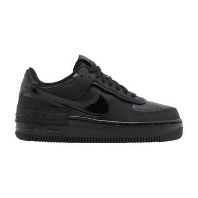 Pre-owned Nike Wmns Air Force 1 Shadow 'triple Black'