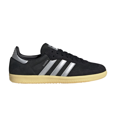 Pre-owned Adidas Originals Wmns Samba Og 'black Almost Yellow'