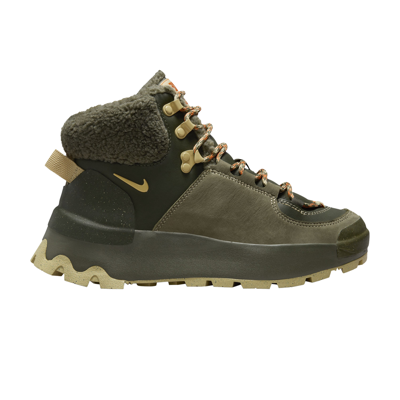 Pre-owned Nike Wmns City Classic Premium 'cargo Khaki Sesame' In Green