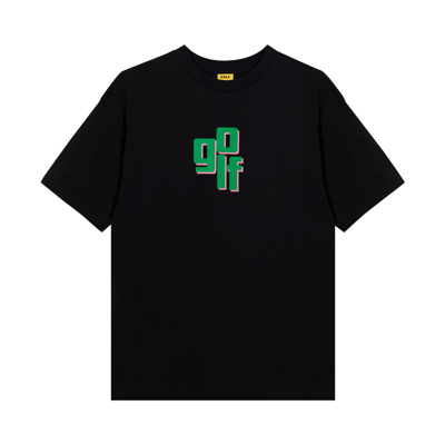 Pre-owned Golf Wang Stacked Tee 'black'