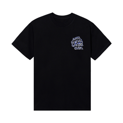 Pre-owned Anti Social Social Club X Fragment Design Bolt Tee 'black/navy'