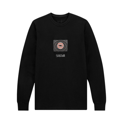 Pre-owned Cactus Jack By Travis Scott X Nike Nrg Bh Long-sleeve Tee 'black'