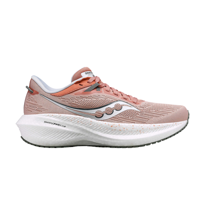 Pre-owned Saucony Wmns Triumph 21 'lotus Bough' In Pink