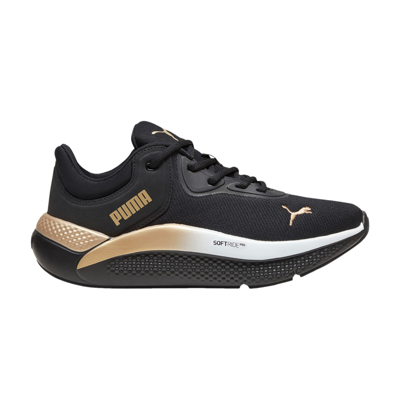 Pre-owned Puma Wmns Softride Pro 'molten Metal - Black'