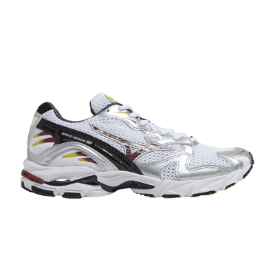 Pre-owned Mizuno Wave Rider 10 'white Cabernet'