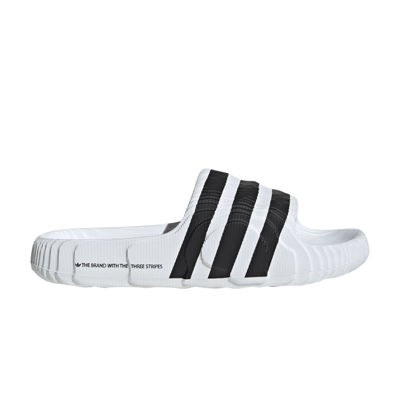 Pre-owned Adidas Originals Adilette 22 Slide 'white Black'