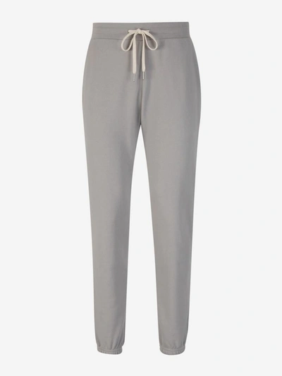 John Elliott Pockets Cotton Joggers In Gris Clar