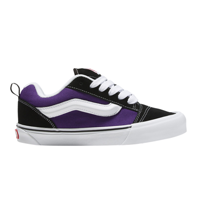 Pre-owned Vans Knu-skool 'black Purple'