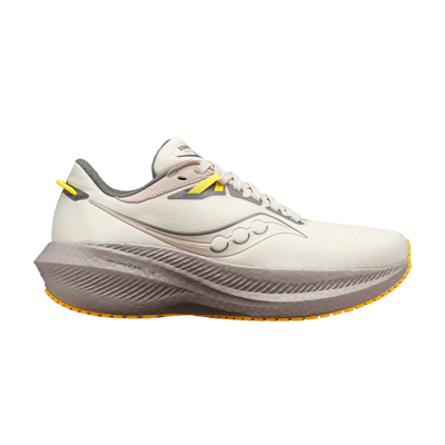 Pre-owned Saucony Wmns Triumph 21 Runshield 'linen' In Cream