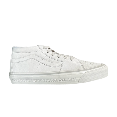 Pre-owned Vans Neighborhood X Sk8-mid 83 Dx 'natural' In Cream