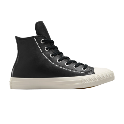 Pre-owned Converse Wmns Chuck Taylor All Star High 'bold Stitch - Black'