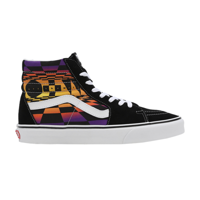 Pre-owned Vans Sk8-hi 'graphic Check' In Black