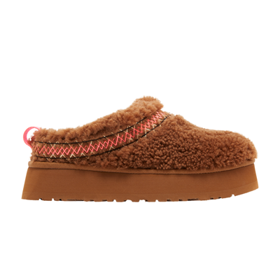 Pre-owned Ugg Wmns Tazz Braid Slipper 'hardwood' In Brown