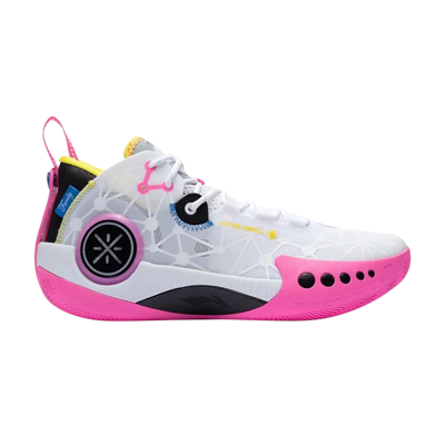 Pre-owned Li-ning Wade Shadow 3 On Court 'white Pink'