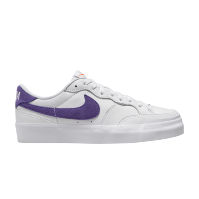 Pre-owned Nike Wmns Zoom Pogo Plus Sb 'white Court Purple'