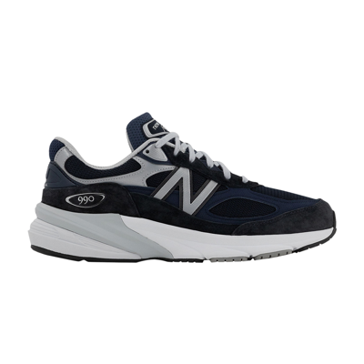 Pre-owned New Balance Wmns 990v6 Made In Usa 'navy White' In Blue
