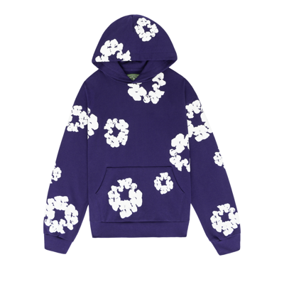 Pre-owned Denim Tears The Cotton Wreath Sweatshirt 'purple'