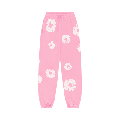 Pre-owned Denim Tears The Cotton Wreath Sweatpants 'pink'