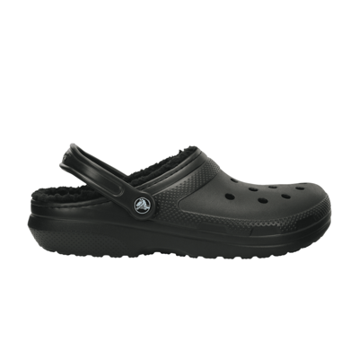 Pre-owned Crocs Classic Lined Clog 'black'