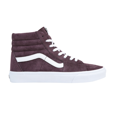 Pre-owned Vans Sk8-hi 'pig Suede - Wine Tasting' In Red