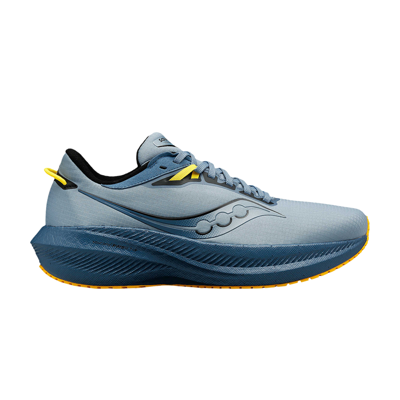 Pre-owned Saucony Triumph 21 Runshield 'murk' In Blue