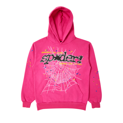 Pre-owned Sp5der P*nk V2 Hoodie 'pink'