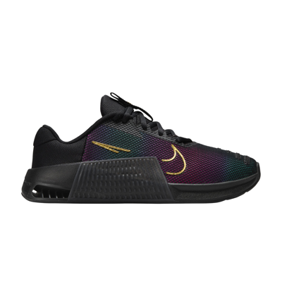 Pre-owned Nike Wmns Metcon 9 Premium 'black Fireberry Gold'