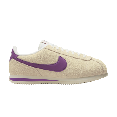 Pre-owned Nike Wmns Cortez Vintage 'muslin Viotech' In Cream