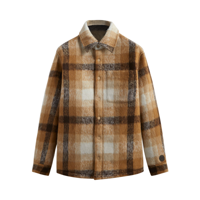 Pre-owned Kith Check Sheridan Shirt Jacket 'canvas' In Multi-color