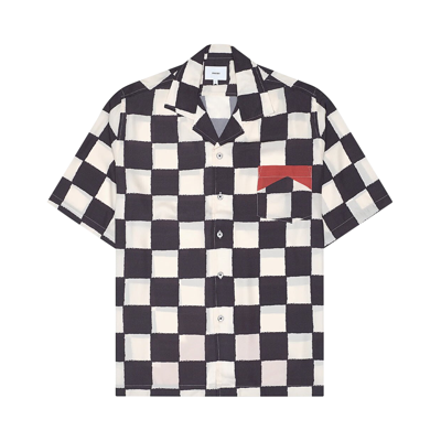 Pre-owned Rhude Checkered Shirt 'ivory/black/red' In White