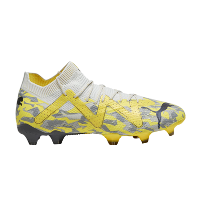 Pre-owned Puma Future Ultimate Fg Ag 'voltage Pack' In Grey