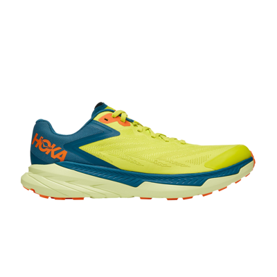 Pre-owned Hoka Zinal 'evening Primrose Blue Coral' In Yellow