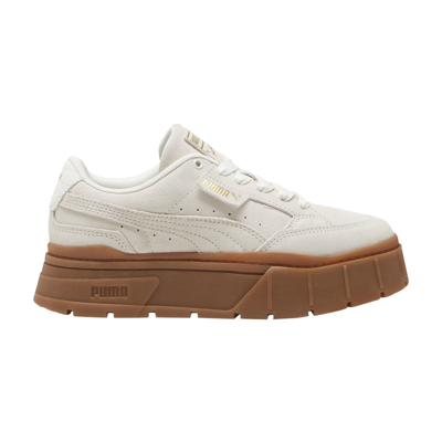 Pre-owned Puma Wmns Mayze Stack 'soft Winter - Warm White Gum' In Cream