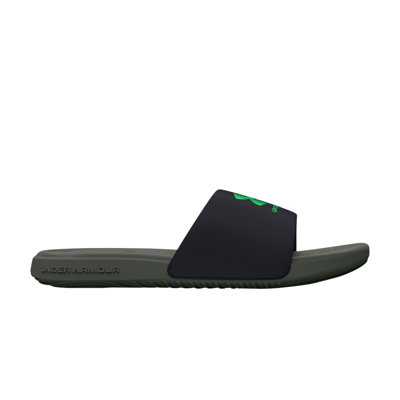 Pre-owned Under Armour Ansa Fixed Slide 'black Colorado Sage'