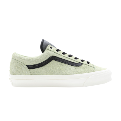 Pre-owned Vans Og Style 36 Lx 'big Foot Hairy Suede - Winter Pear' In Green