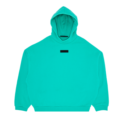 Pre-owned Essentials Fear Of God  Pullover Hoodie 'mint Leaf' In Green