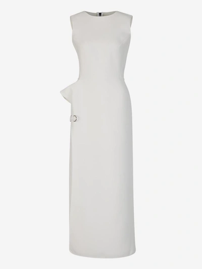 Maticevski Mannerism Midi Dress In Blanc