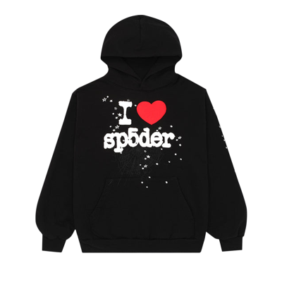 Pre-owned Sp5der Souvenir Hoodie 'black'