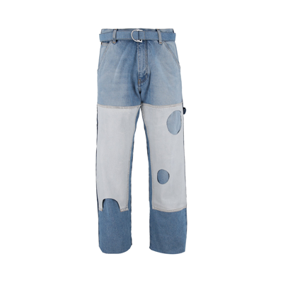 Pre-owned Off-white Meteor Denim Carpenter Pant 'denim Blue'