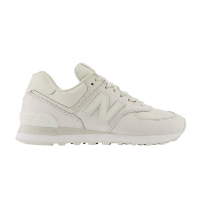 Pre-owned New Balance Wmns 574 'cream'
