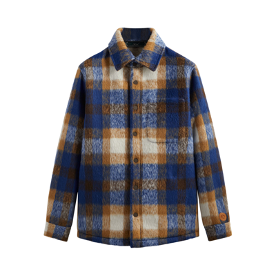 Pre-owned Kith Check Sheridan Shirt Jacket 'equilibrium' In Multi-color