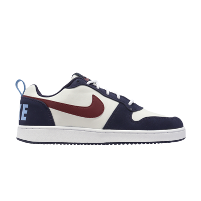 Pre-owned Nike Court Borough Low Premium 'purple Ink Team Red'