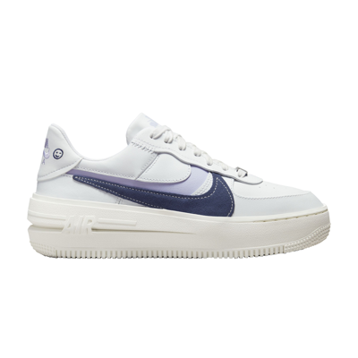 Pre-owned Nike Wmns Air Force 1 Plt.af.orm Lv8 'white Oxygen Purple'
