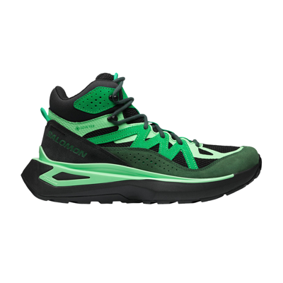 Pre-owned Salomon Odyssey Elmt Mid Gore-tex 'eden Bright Green'