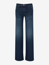 MOTHER MOTHER STRAIGHT COTTON JEANS