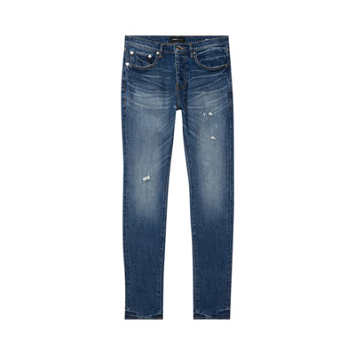 Pre-owned Purple Brand One Year Worn Jeans 'dark Indigo' In Blue